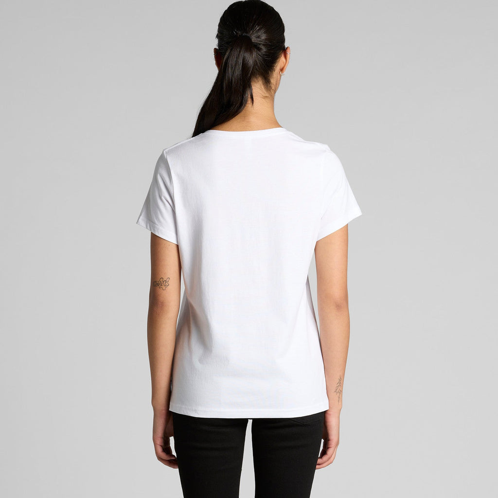 Women's Maple V Neck Tee | Arena Custom Blanks