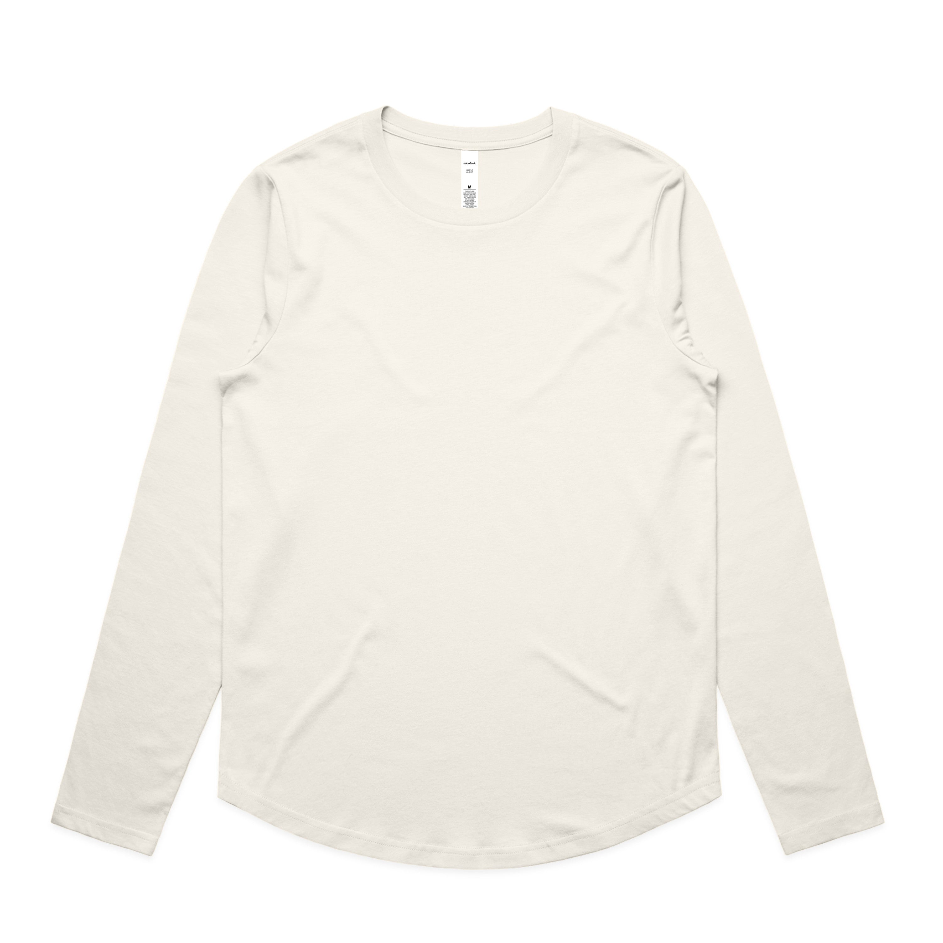 Women's Maple Curve Long Sleeve Tee | Arena Custom Blanks