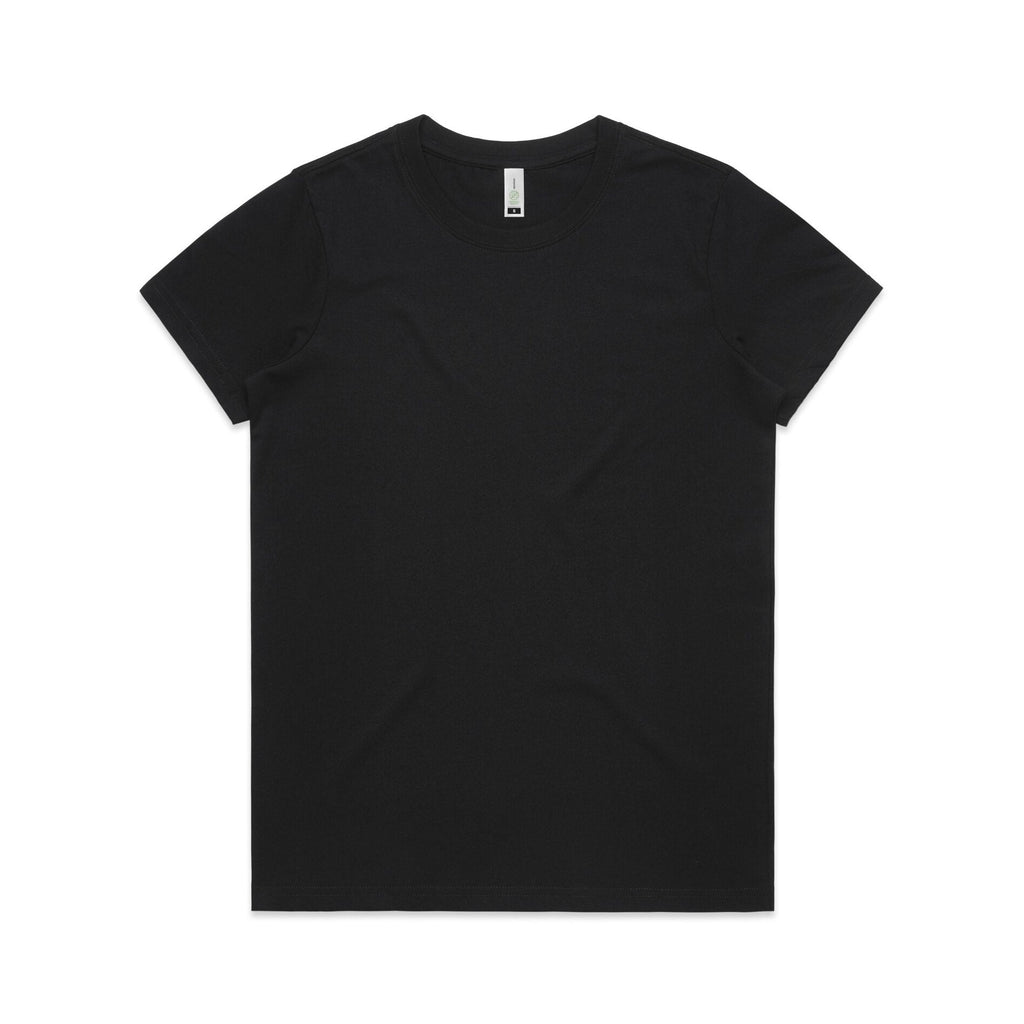 Women's Maple Organic Tee Shirt | Arena Custom Blanks