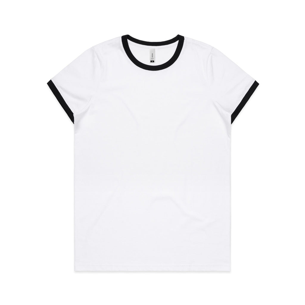 Women's Maple Ringer Tee | Arena Custom Blanks