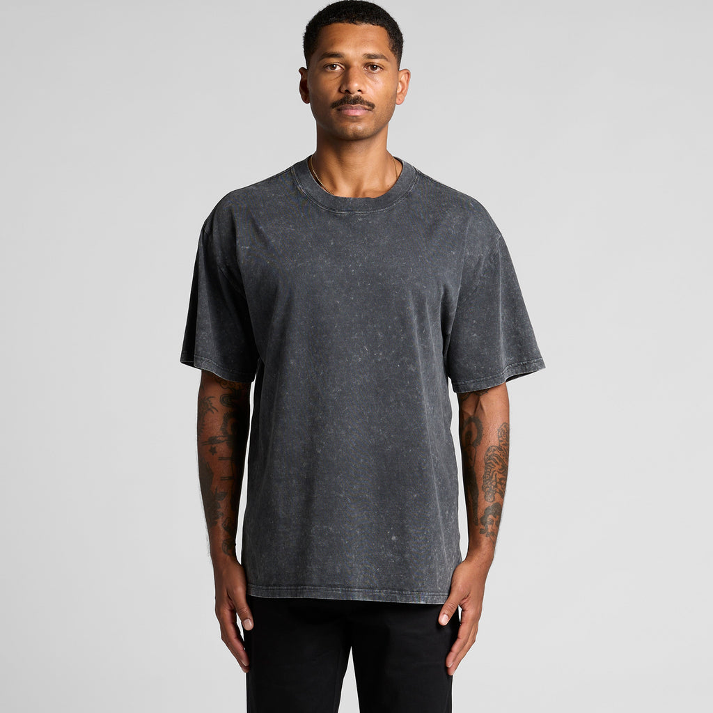 Men's Stone Wash Heavy Tee |  Arena Custom Blanks