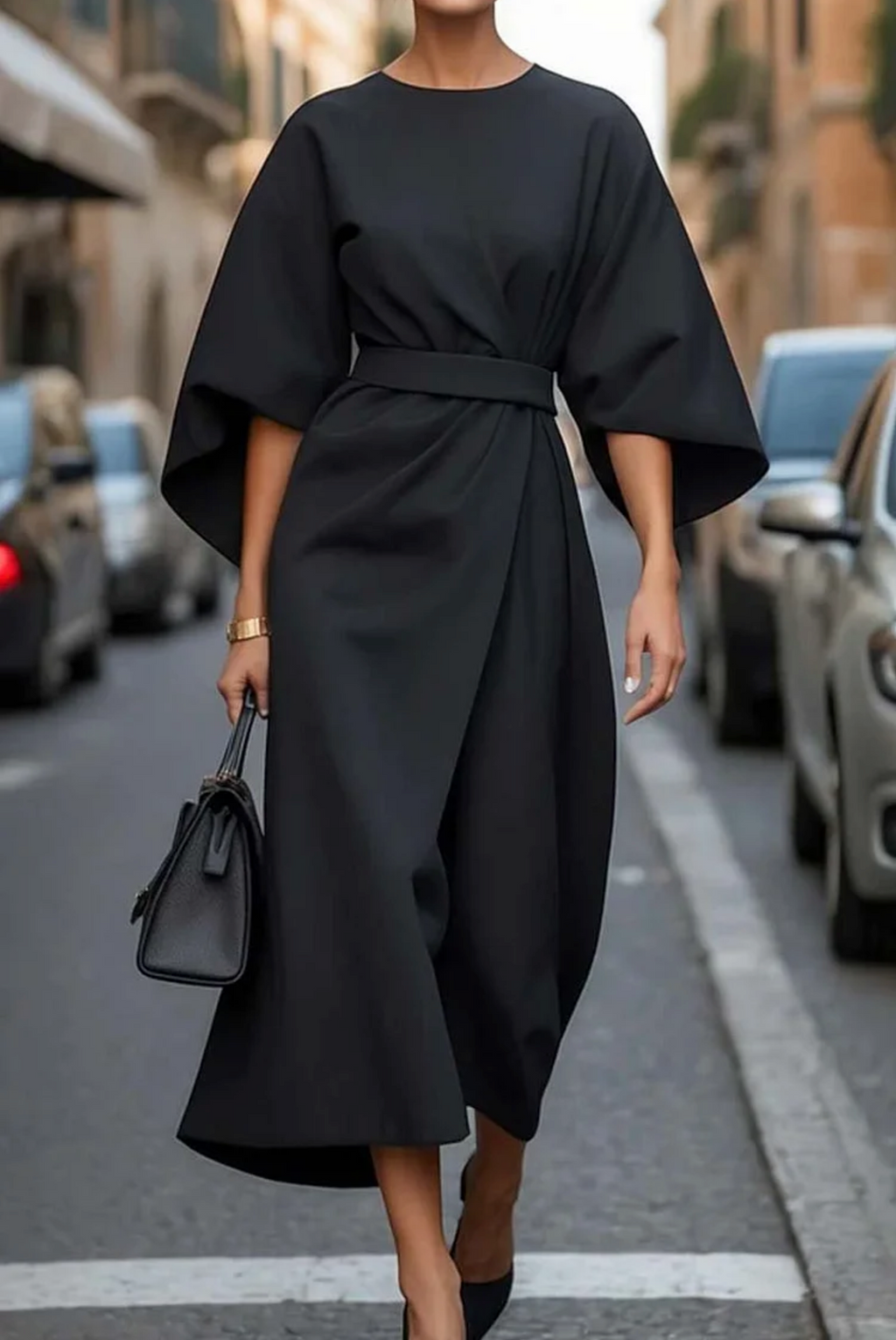 Wendy™ | Elegant Dress with Lantern Sleeves