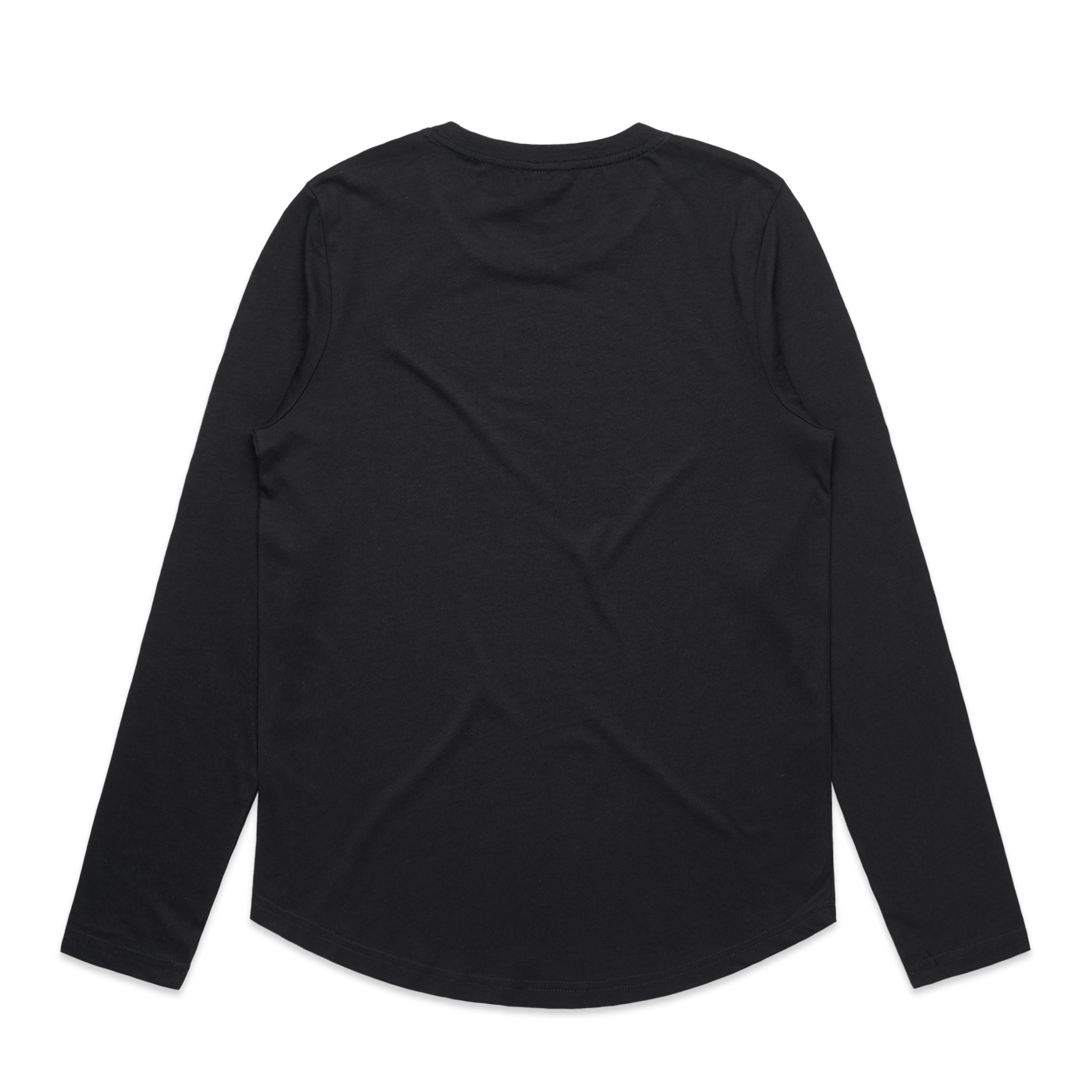Women's Maple Curve Long Sleeve Tee | Arena Custom Blanks