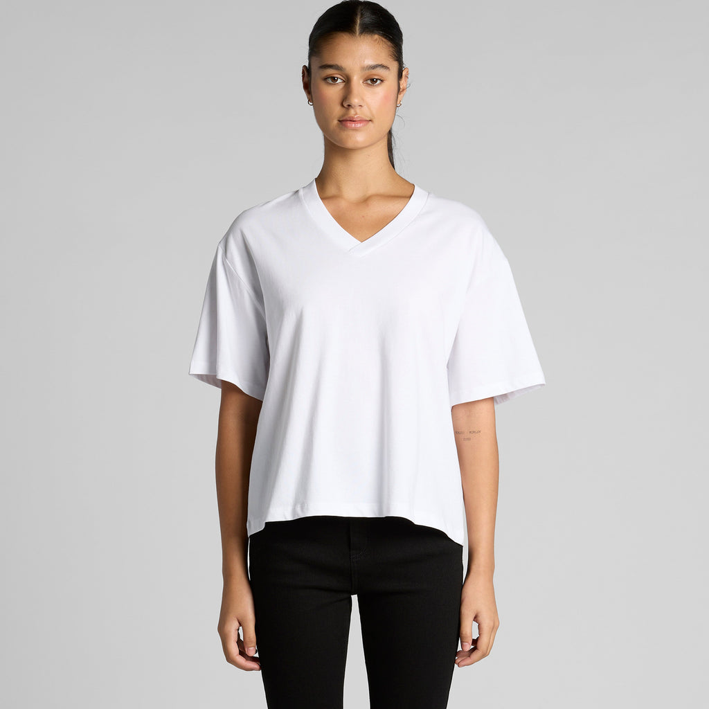 Women's Martina V Neck Tee | Arena Custom Blanks